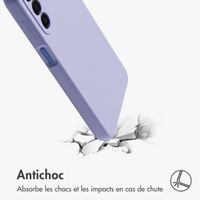 Accezz Coque Liquid Silicone Samsung Galaxy A17 (5G) / (4G) - Violet