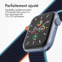 imoshion Bracelet en nylon Apple Watch | 38/40/41/42 mm - Dark Navy Blue