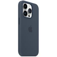 Apple Coque en silicone MagSafe Apple iPhone 14 Pro - Storm Blue