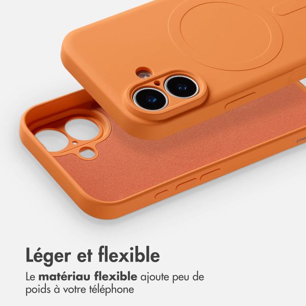imoshion Coque Couleur avec MagSafe Apple iPhone 17 - Orange