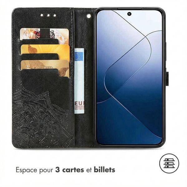 imoshion Etui de télephone Mandala Xiaomi 14 - Noir