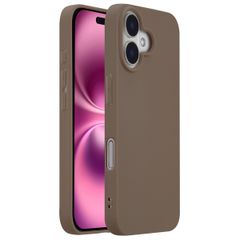 imoshion Coque Couleur Apple iPhone 16 - Marron