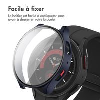 imoshion Coque rigide à couverture complète Samsung Galaxy Watch 6 - 44 mm - Bleu foncé