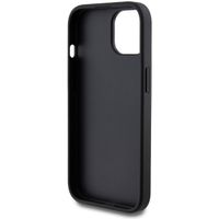 Guess Coque 4G Metal Logo Glitter Apple iPhone 15 - Noir