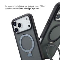 Accezz Coque Ring Stand avec MagSafe Apple iPhone 17 Pro Max - Noir