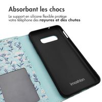 imoshion Étui de télephone portefeuille Design Samsung Galaxy S10e - Blue Flowers