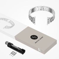 Selencia Bracelet à maillons scintillants Apple Watch | 38/40/41/42 mm - Argent