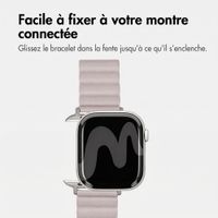 imoshion Bracelet magnétique en cuir synthétique Apple Watch | 38/40/41/42 mm - Beige