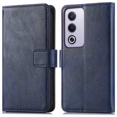 imoshion Étui de télephone portefeuille de luxe Oppo A80 5G - Bleu foncé