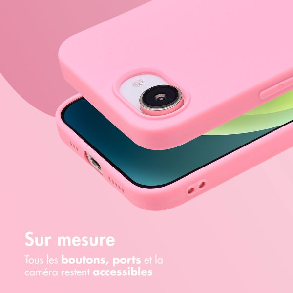 imoshion Coque Couleur Apple iPhone 17e / 16e - Bubblegum Pink