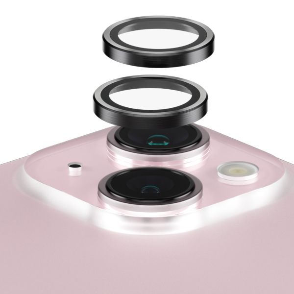 PanzerGlass Protection Caméra Hoops Optic Rings Apple iPhone 15 / 15 Plus