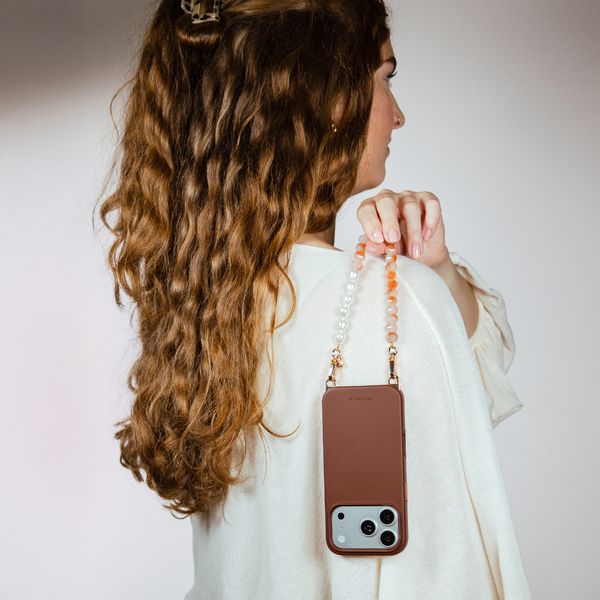 Selencia Cordon de téléphone Pearl Blush - Peach