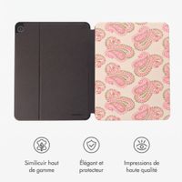 Selencia Coque tablette Vivid Samsung Galaxy Tab A11 Plus / A9 Plus - Paisley Blush