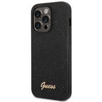 Guess Coque Glitter Flakes Apple iPhone 14 Pro Max - Noir