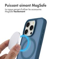 imoshion Coque Color Guard avec MagSafe Apple iPhone 15 Pro - Bleu foncé