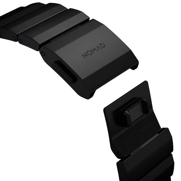 Nomad Bracelet à maillons en titane Apple Watch | 44/45/46/49 mm - Noir