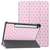 imoshion Coque tablette Design Trifold Samsung Galaxy Tab S9 11.0 pouces / S10 Lite / S10 FE / S9 FE 10.9 pouces - Happy Dots