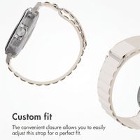 Accezz Bracelet en nylon Alpine Samsung Galaxy Watch Ultra 2 (2026) / Ultra (2024/2025) - Lumière stellaire