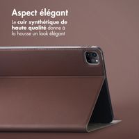 Accezz Coque tablette Classic Apple iPad Pro 12.9 (2020/2021/2022) - Marron