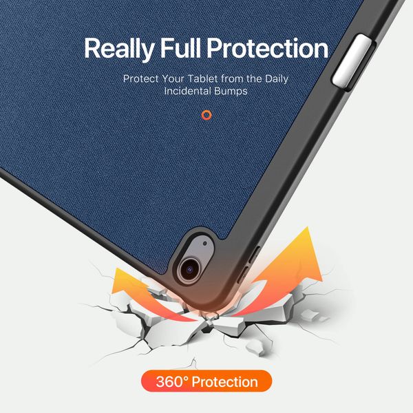 Dux Ducis Coque tablette Domo Apple iPad Air 13 pouces (2026) M4 / (2025) M3 / (2024) M2 - Bleu foncé