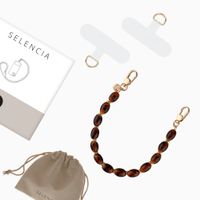Selencia Cordon de téléphone Tortoise Shell - Brown