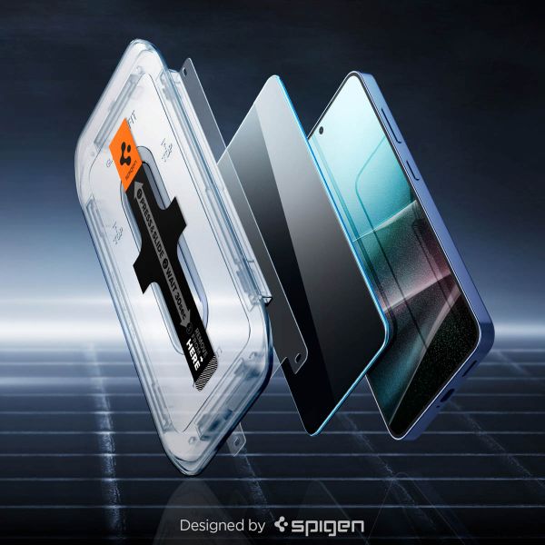 Spigen Protection d'écran en verre trempé GLAStR Privacy Applicator - lot de 2 Samsung Galaxy S24 Plus / S25 Plus
