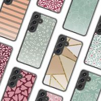 imoshion Coque Design Samsung Galaxy S25 - Smoke Green Flowers