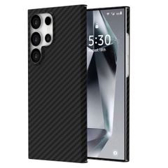 Accezz Coque Kevlar® MagSafe Samsung Galaxy S24 Ultra - Noir