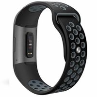 imoshion Bracelet sport silicone Fitbit Charge 3 / 4 - Noir