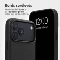 Accezz Étui de télephone portefeuille en cuir 2-en-1 avec MagSafe Apple iPhone 18 Pro Max / 17 Pro Max - Onyx Black
