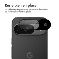 imoshion Protection Caméra en verre trempé 2 Pack Google Pixel 9 - Noir