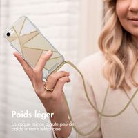 imoshion Coque Design avec cordon Apple iPhone SE (2022 / 2020) / 8 / 7 - Beige Graphic