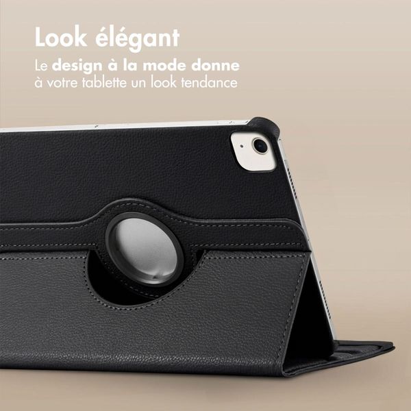 imoshion Coque tablette rotatif à 360° Apple iPad Air 13 pouces (2026) M4 / (2025) M3 / (2024) M2 - Noir