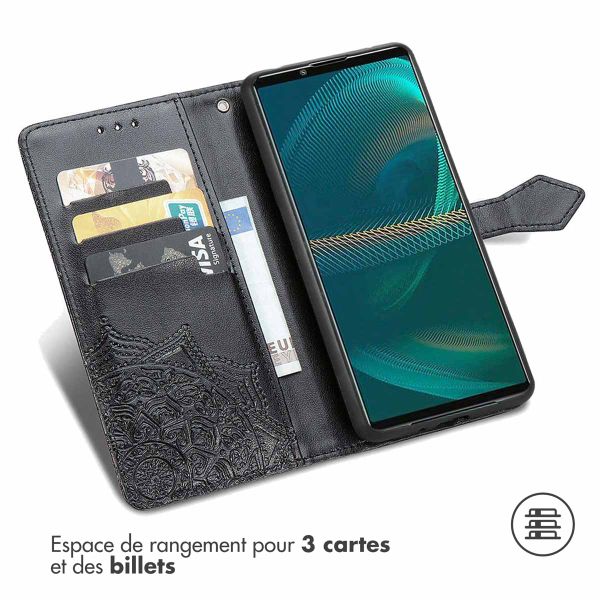 imoshion Etui de télephone Mandala Sony Xperia 5 IV - Noir