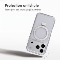 Accezz Coque Ring Stand avec MagSafe Apple iPhone 18 Pro / 17 Pro - Transparent