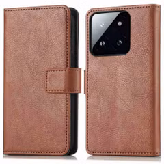 imoshion Étui de télephone portefeuille de luxe Xiaomi 14T - Marron