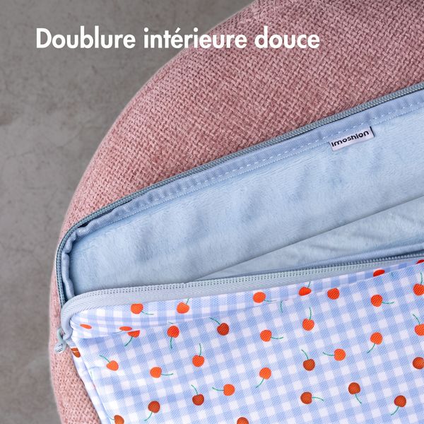 imoshion Pochette ordinateur Design 13-14 pouces - Cherry Check