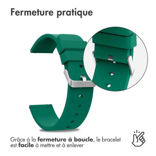 imoshion Bracelet silicone  - Connexion universelle 24 mm - Vert foncé