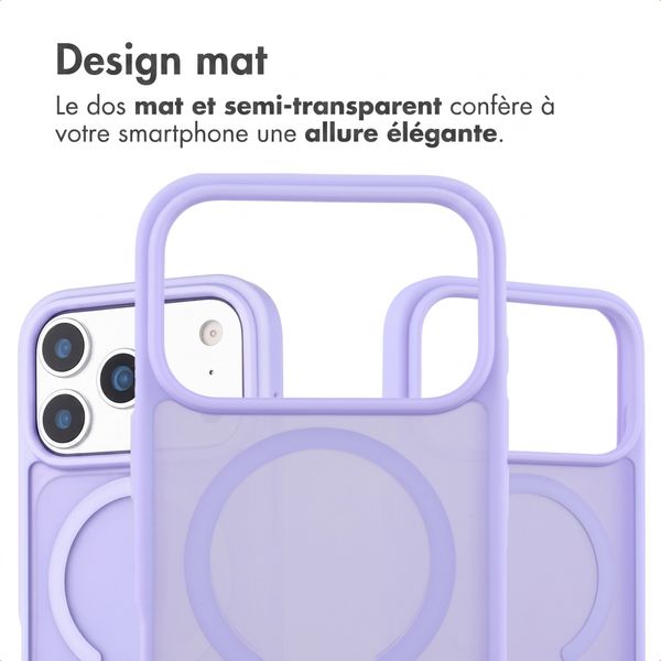 imoshion Coque Color Guard avec MagSafe Apple iPhone 18 Pro / 17 Pro - Lilas