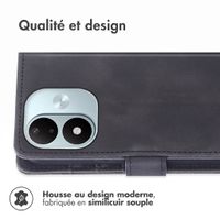 imoshion Etui de télephone portefeuille avec cordon Xiaomi Redmi Note 17 (5G) - Noir