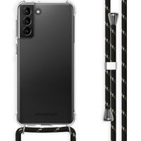 imoshion Coque arrière transparente avec cordon Samsung Galaxy S21 Plus - Noir & Doré