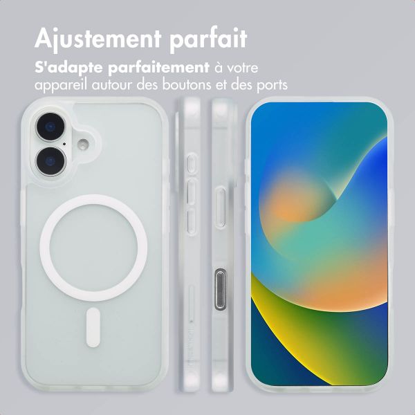 imoshion Coque Color Guard avec MagSafe Apple iPhone 16 - Blanc