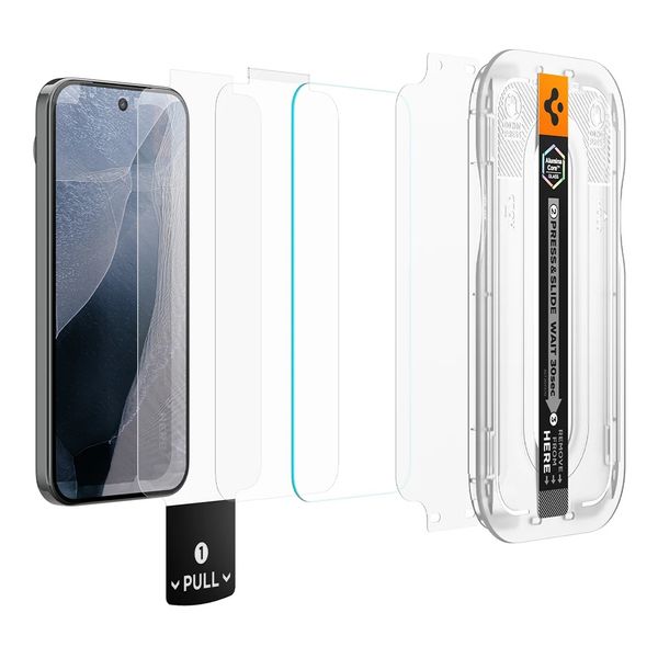 Spigen Protection d'écran en verre trempé GLAStR Fit 2 Paquets + Applicator Google Pixel 11 / 11 Pro