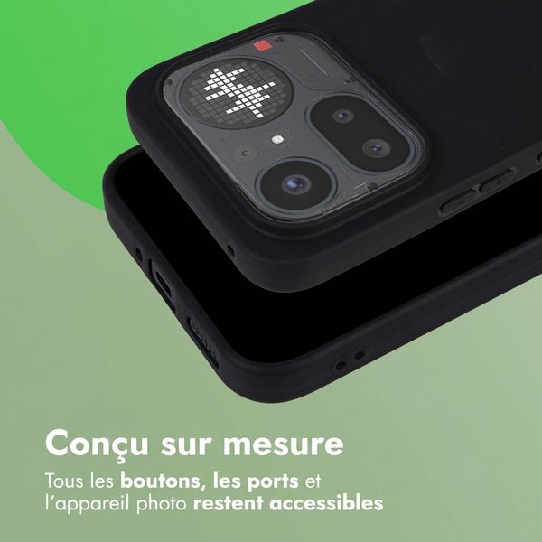 imoshion Coque Couleur Nothing Phone (4a) Pro - Noir