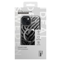 iDeal of Sweden Coque MagSafe transparente limitée Apple iPhone 17e / 16e / 15 / 14 / 13 - Zebra Mystique