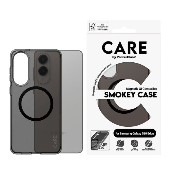 CARE by PanzerGlass Coque Urban Combat Samsung Galaxy S25 Edge - Smoke / Black