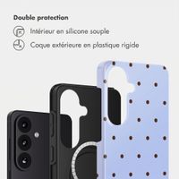 Selencia Coque arrière Vivid avec MagSafe Samsung Galaxy S26 - Happy Dots Digital Sky