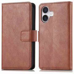 imoshion Étui de télephone portefeuille de luxe Apple iPhone 16 - Marron