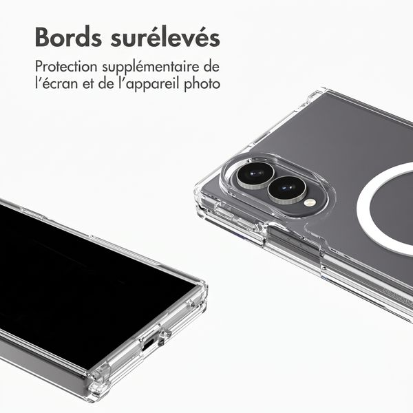 Accezz Coque arrière Xtreme Impact avec MagSafe Samsung Galaxy Z Fold 8 - Transparent