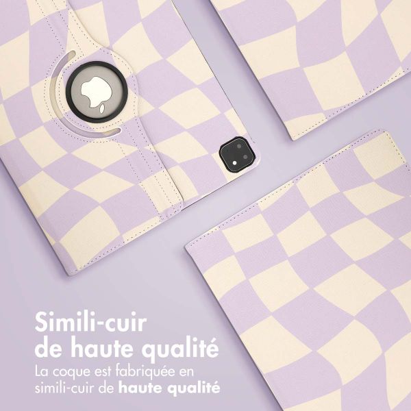 imoshion Coque tablette Design rotatif à 360° Apple iPad Air 13 pouces (2026) M4 / (2025) M3 / (2024) M2 - Dancing Cubes